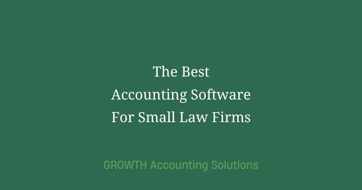 Best accounting software for small law firms featuring QuickBooks Online and Clio